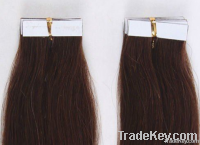 Tape hair extension European virgin hair