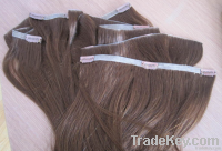 remy hair skin weft clips in hair extension