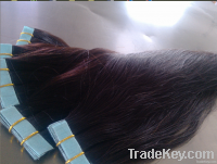 remy virgin hair tape hair extension, Brazilian/Indian hair