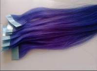 Premium Grade remy hair, Purple colour, real factory price