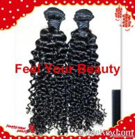 Wholesale Brazilian virgin hair weaves kinky curl with full cuticle