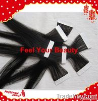 Malaysia remy tape hair extensions, double adhesive hair extensions