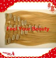 100% human hair clip in hair extension Malaysia hair extensions clips on hair clip hair extensions 8 pieces