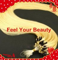 100% human hair micro ring hair extension Mongolian hair extensions loop ring hair loop hair ring hair