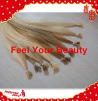 Wueen hair Brazilian remy U-tip hair extensions, V/I- tip hair extensions remy hair wholesale price pre-bonded hair extensions high hair end