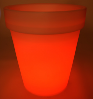 illuminated led flower pot