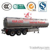 50100L 3 Axle Aluminium Aolly Fuel Tanker Semi Trailer Tanker Truck