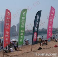 advertising beach flag