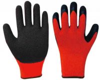 Latex coated loop acrylic gloves/DLT-15