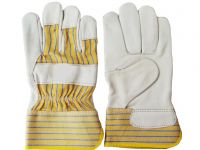 Leather safety gloves/DLR-03