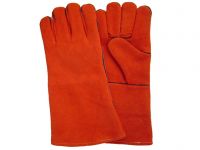 Welder leather gloves/DLR-09