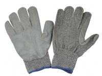 Leather palm cut resistant gloves/DAC-09
