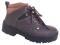Premium barton print leather safety shoes/WGU021