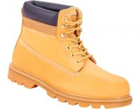 Wheat nubuck goodyear welted shoes/WJT8011