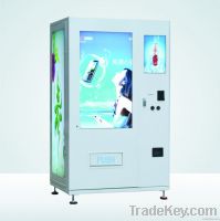 Drink Vending Machine with Advertisements player