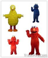 big yellow bird mascot costume