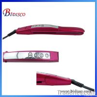 MCH heat hair flat iron with LCD indicator, Temperature adjustable from