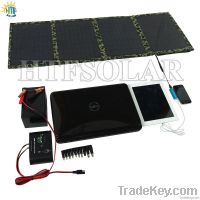 40W Folding Solar Panel Charger Bag for iPhone/ iPad/ Phone /Car Batte