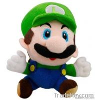 Super Mario Bros Plush Toys Running Luigi