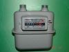 Diaphragm gas meter with steel case