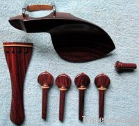 Violin rosewood fittings set