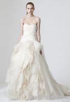 Luxury strapless corset 2014 new model sweetheart wedding dress