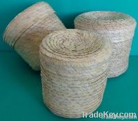 Mexican Round Palm leaf basket