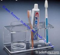 Acrylic tooth brush holder