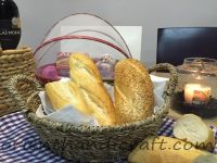 Vietnam seagrass bread basket