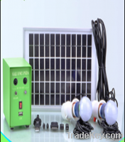 5w solar DC lighting system with 2 led