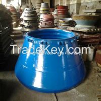 Cone Crusher High Manganese Steel Mantle/Concave