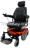 Leather seat electric power wheelchair for disabled