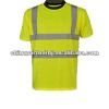 EN471 & ANSI 100% polyester fluorescent color t-shirt