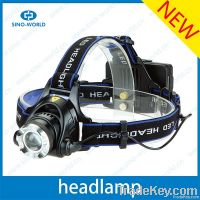 CREE T6 LED high power headlamps with a bicycle stand