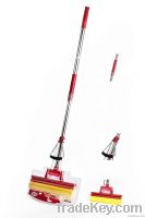 PVA absorbent mop with steel pole extensible
