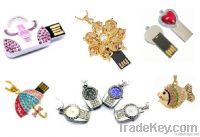 Fashion Jewellery USB, Diamond Necklace USB Disk /Flash/Memory