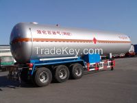 59700L/58300liter/56200liter LPG tanker semi trailer