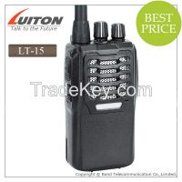 LT-15 vhf uhf ham radio transceiver with 1+1 Smart chargers