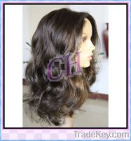 human remy hair full lace wig