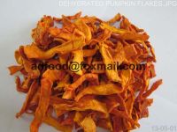 Dehydrated pumpkin flakes: