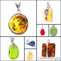 Amber pendants