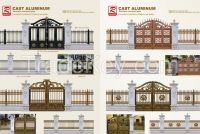 Supply cast aluminum gate cast aluminum doors