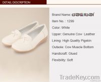 wholesale women white leather dress/casual shoes, best choice for nurse