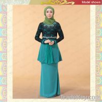 muslim beautiful baju kurung design wholesale