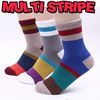 children multi stripe normal thick socks size US3-7 / 34-39EUR