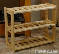 WOODEN SHOE RACK