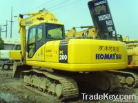 Used Komatsu Excavator, PC200-7