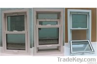 pvc double glazing sliding glass window