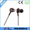 2013 Newest unique design with Hi-Fi sound Metal earphone for lady