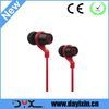 2013 Newest unique design with Hi-Fi sound Metal earphone for lady
